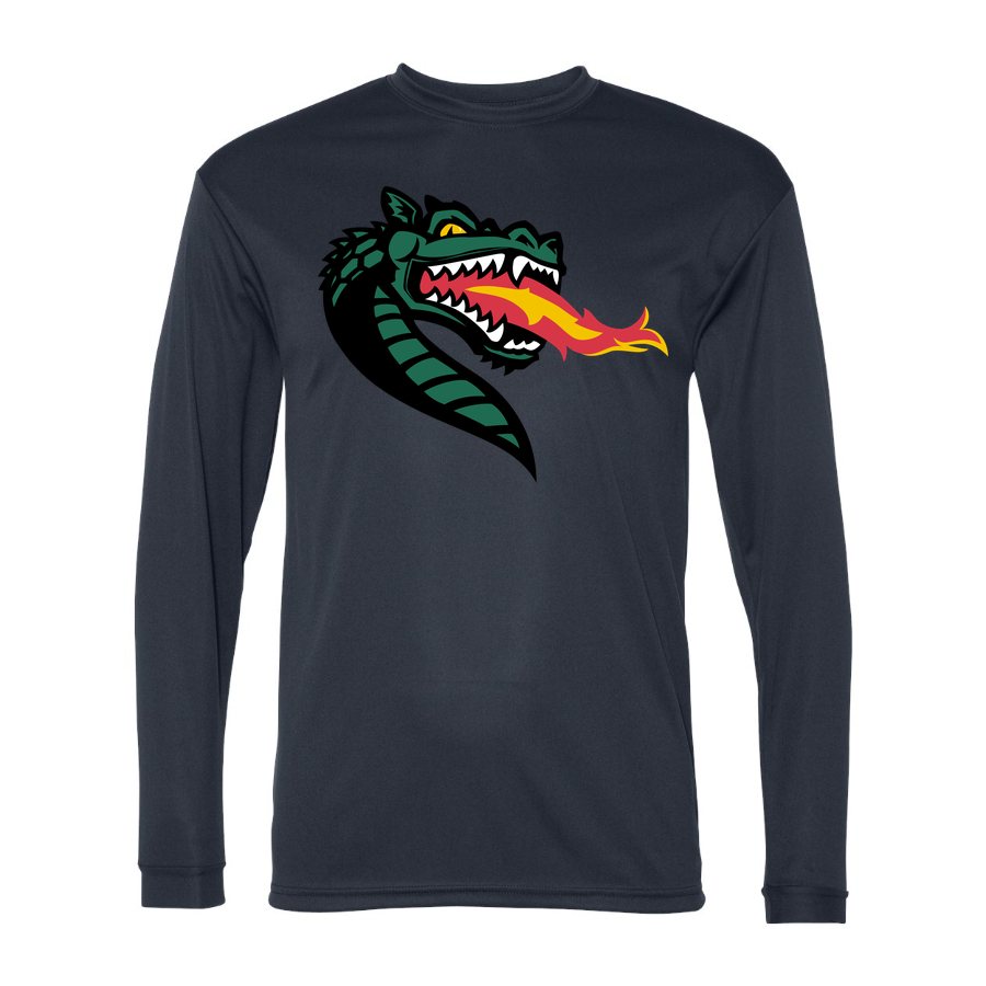 Men's UAB Blazers Polyester Long Sleeve T-Shirt - Navy