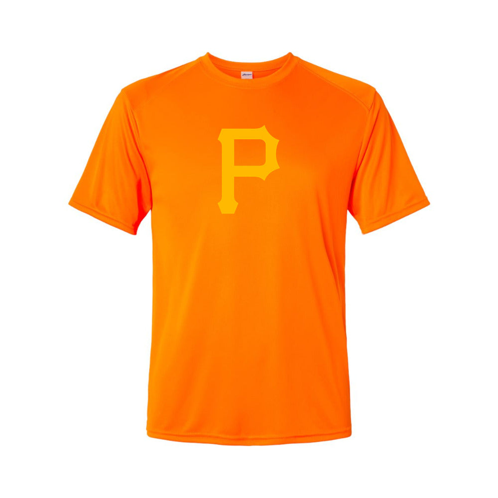 Pittsburgh Pirates Polyester T-Shirt - Orange
