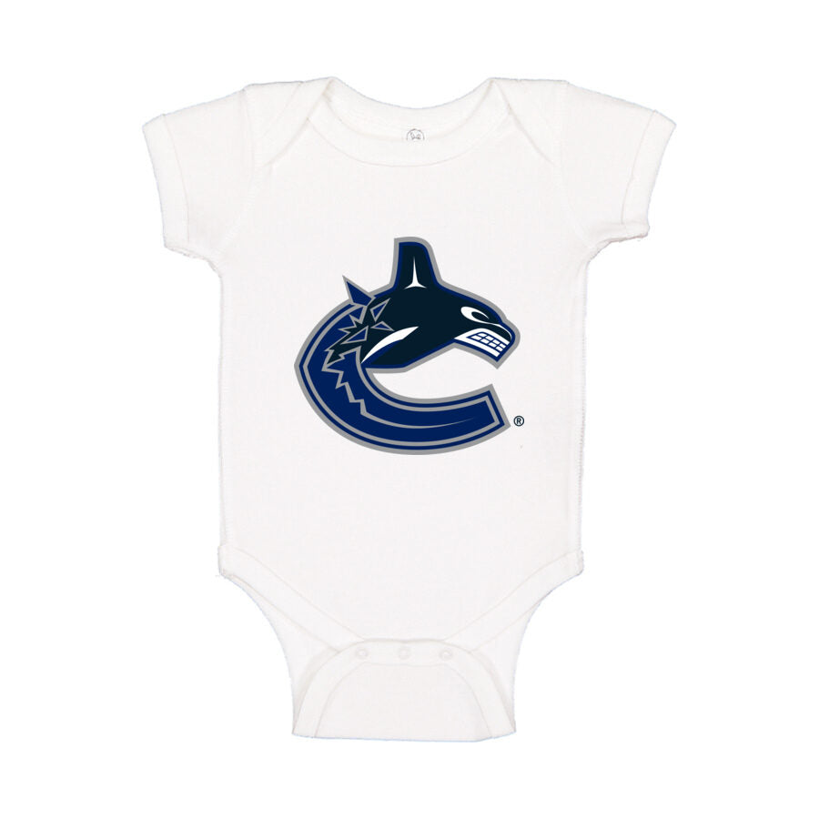 Vancouver Canucks Baby Romper Onesie - White