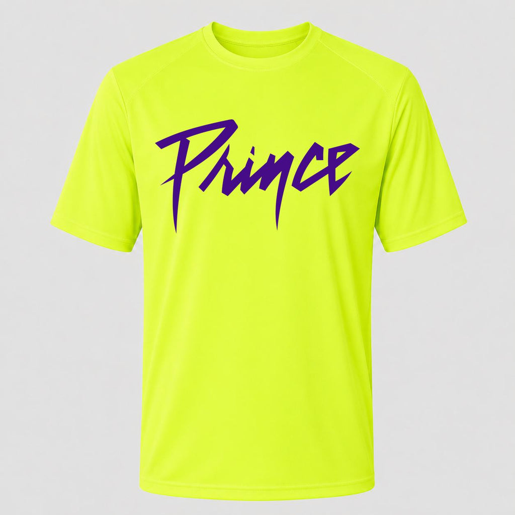 Men's Prince Performance T-Shirt - Safety Green