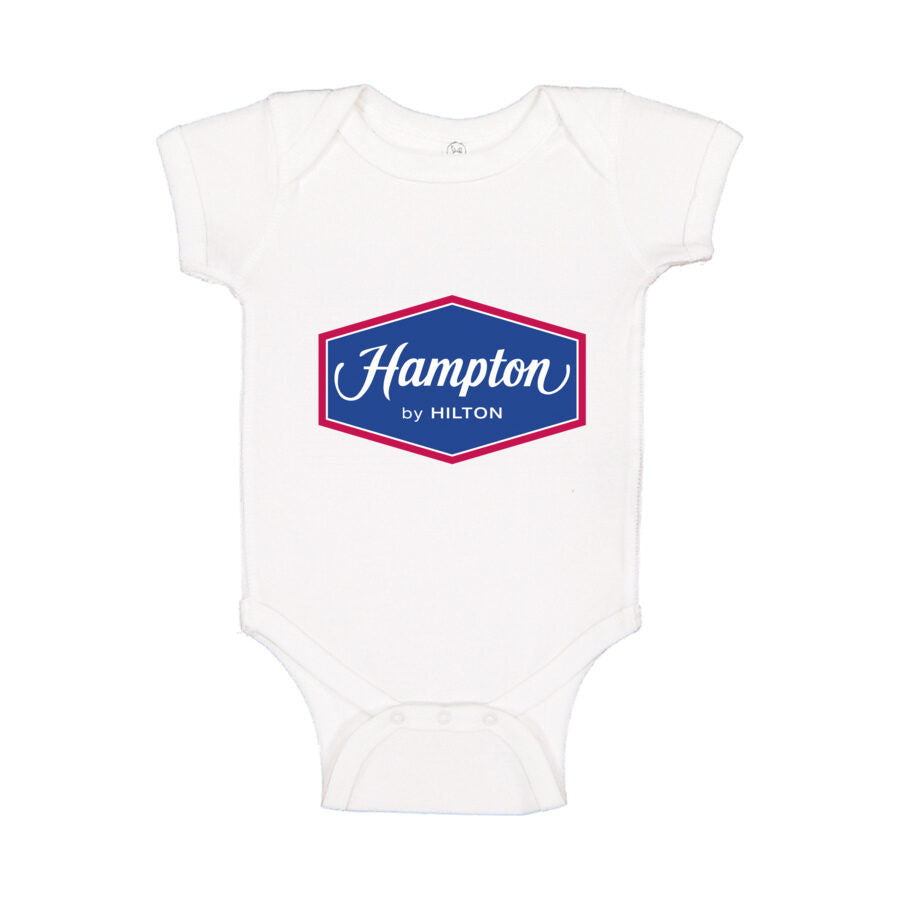 Hampton Baby Romper Onesie - White