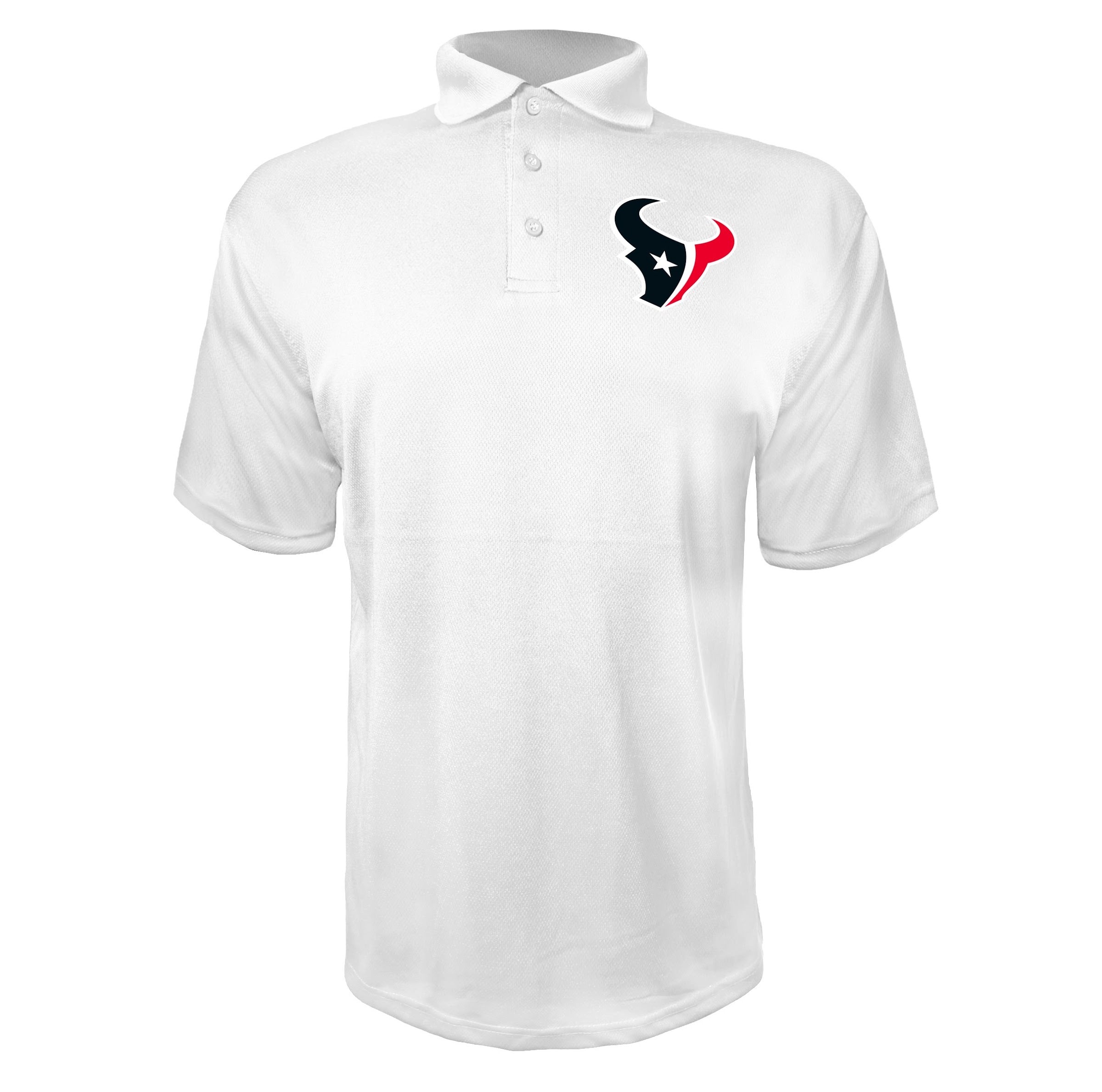 Houston Texans White polyester polo