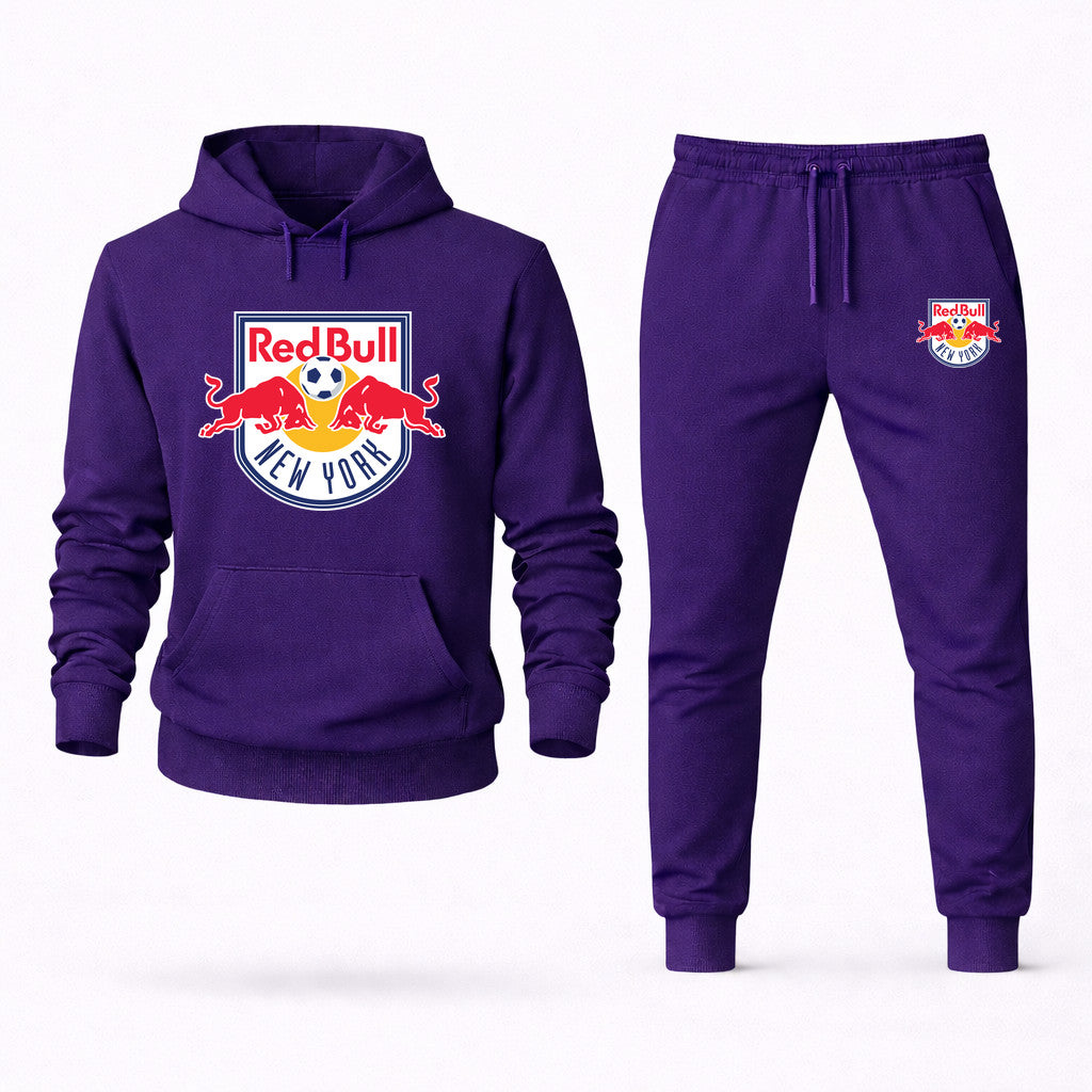 New York Red Bulls Hoodie and Joggers Set - Purple