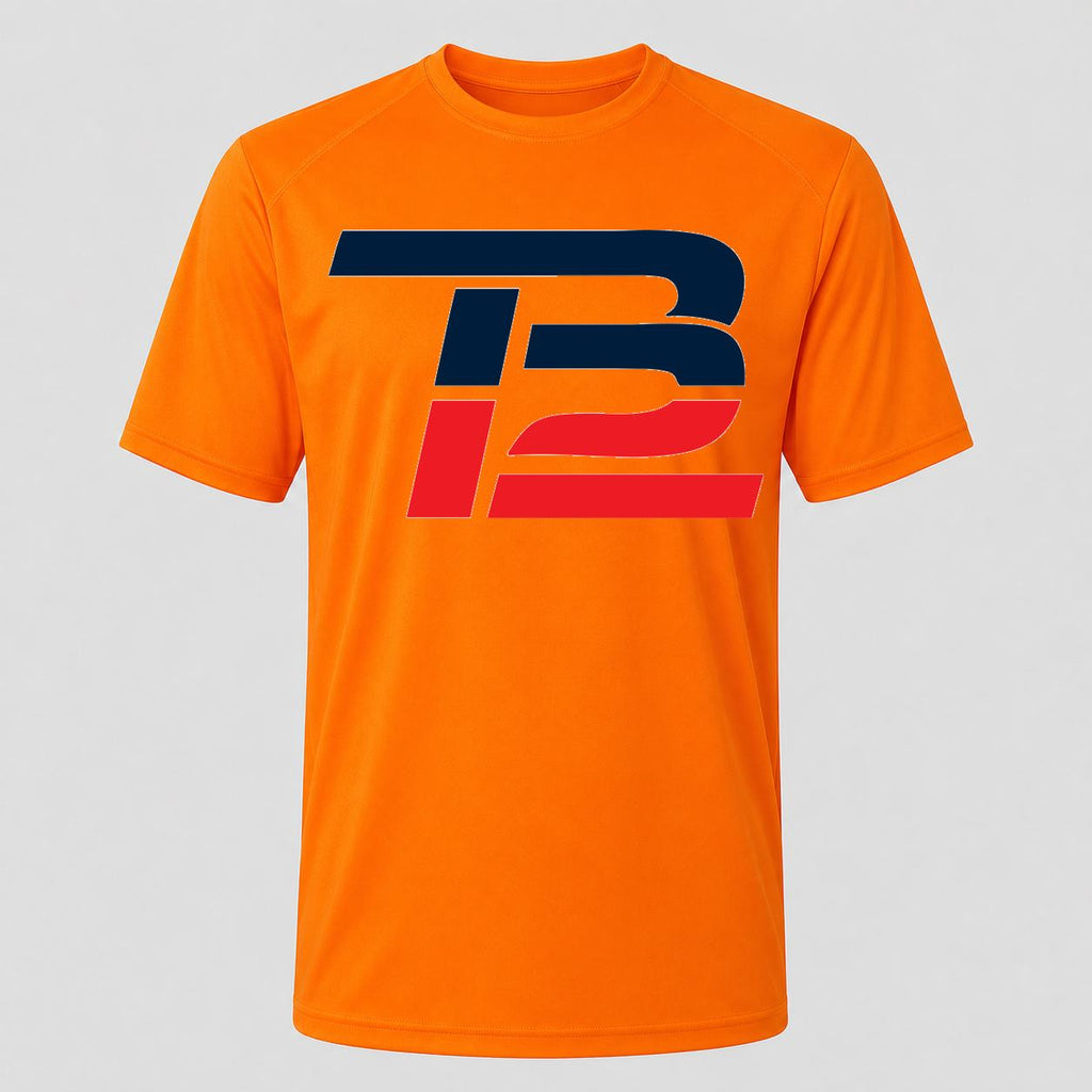 Men's Tom Brady 12 Performance T-Shirt - Orange