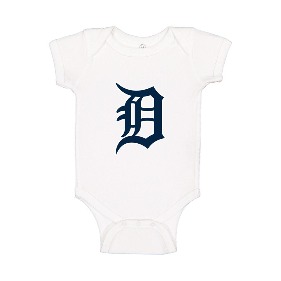 Detroit Tigers Baby Romper Onesie - White