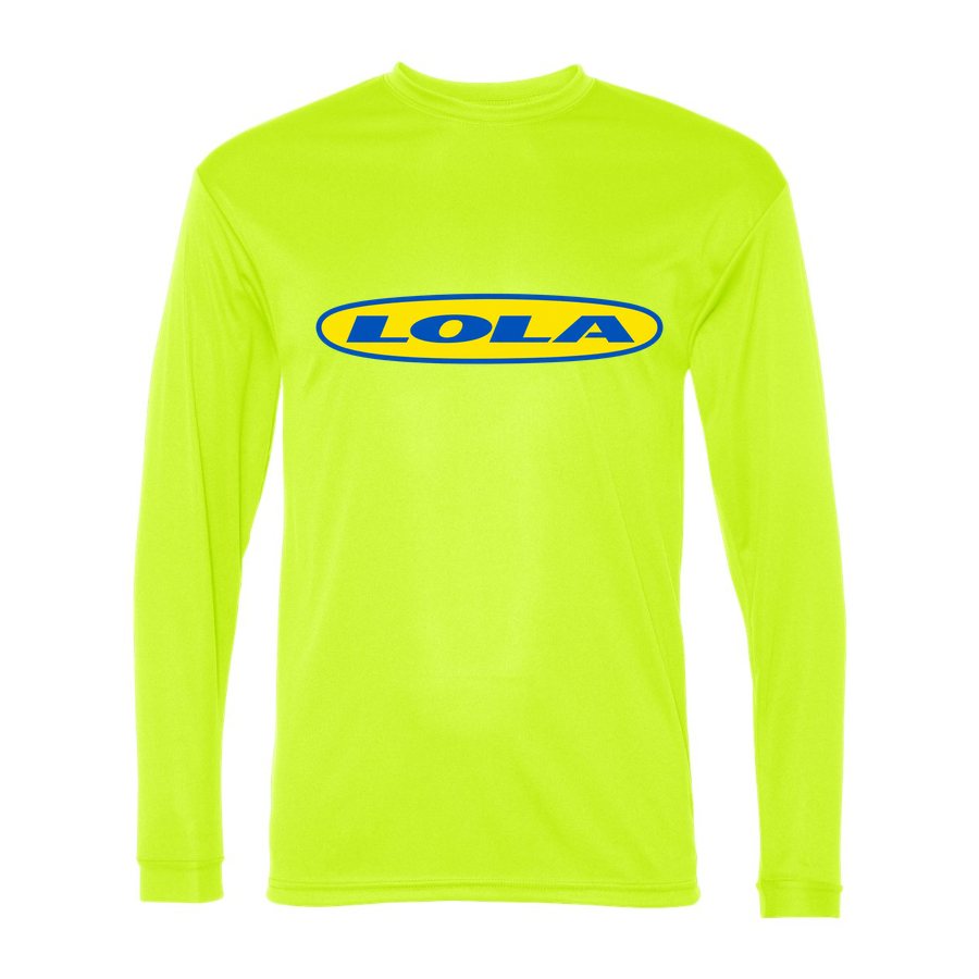 Men's Lola Polyester Long Sleeve T-Shirt - Safety Yellow