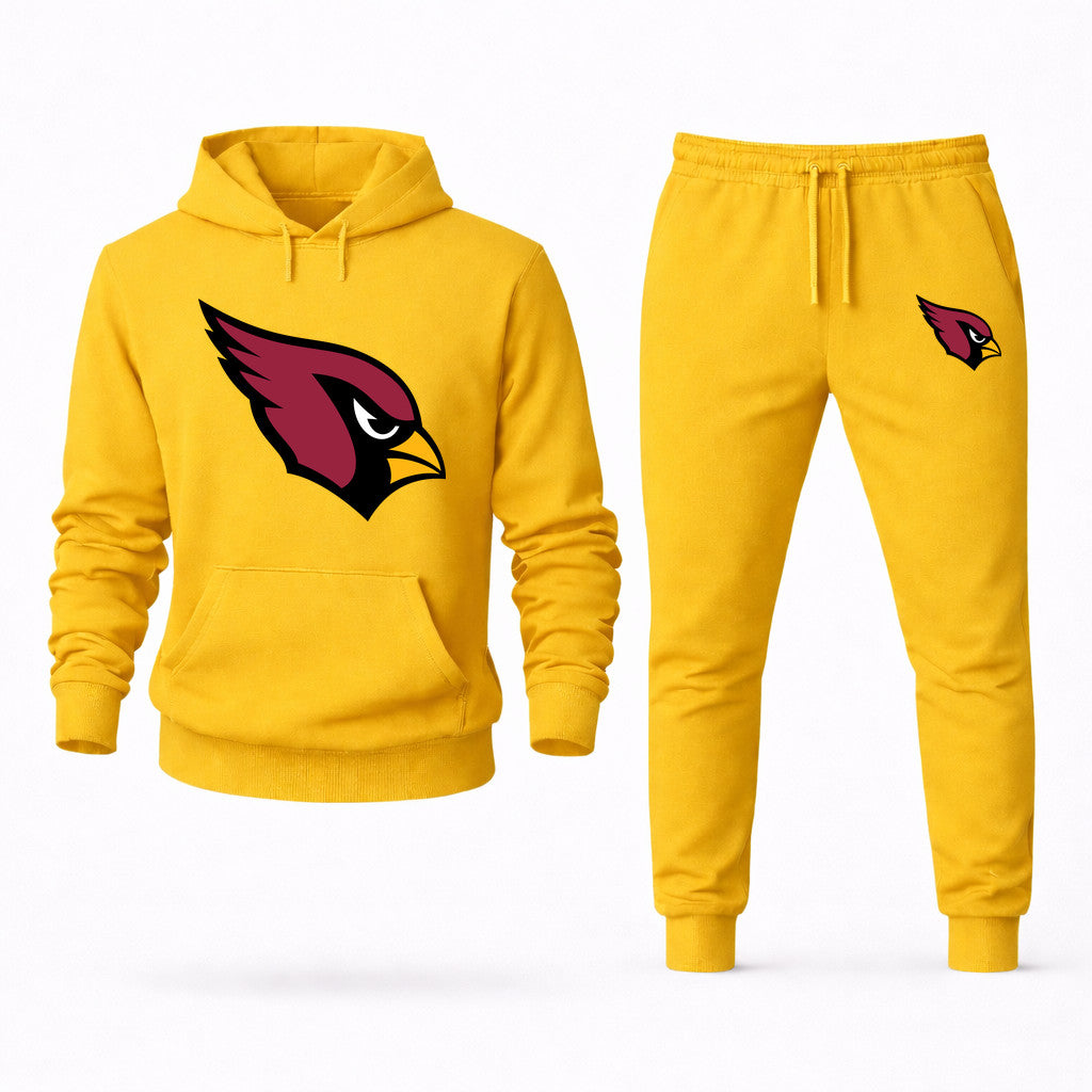 Arizona Cardinals Hoodie and Joggers Set - Yellow