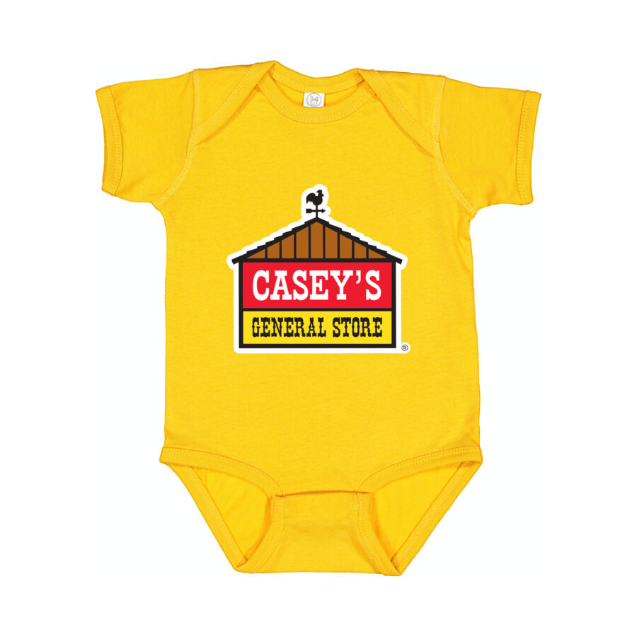 Casey's General Stores Baby Romper Onesie - Yellow