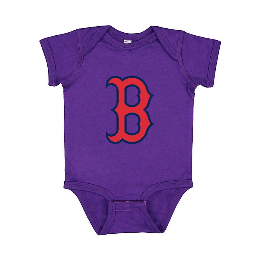 Boston Red Sox Baby Romper Onesie - Purple