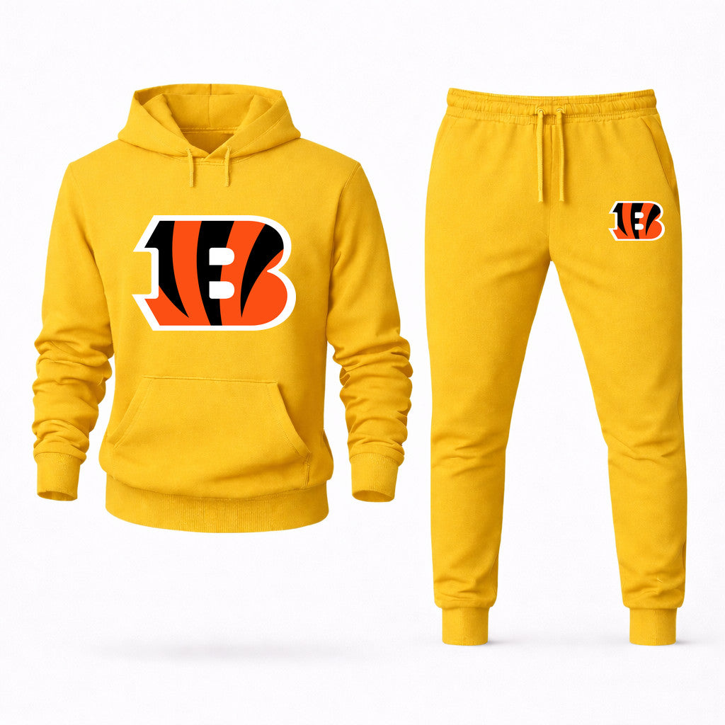 Cincinnati Bengals Hoodie and Joggers Set - Yellow