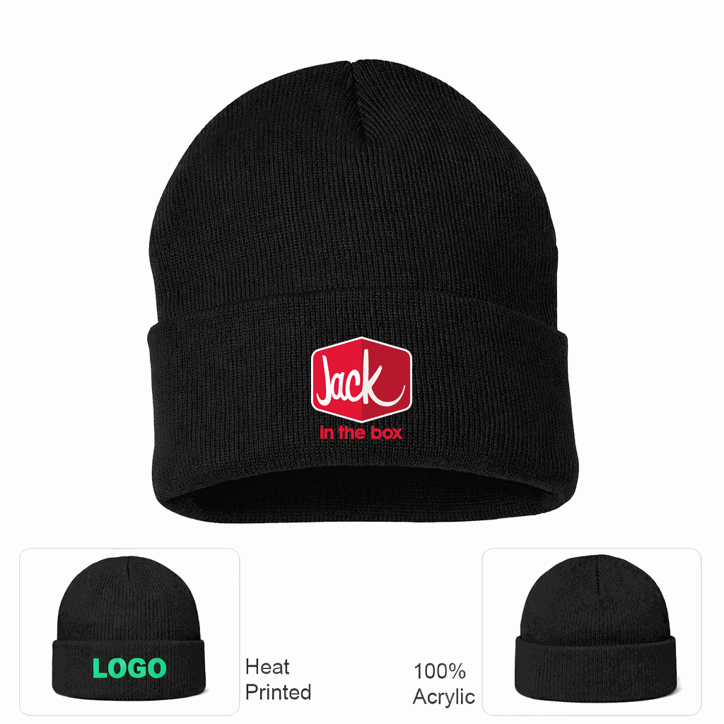 Jack in the Box Beanie Hat - Black