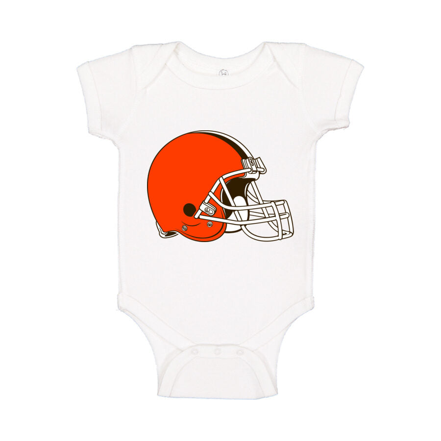 Cleveland Browns Baby Romper Onesie - White