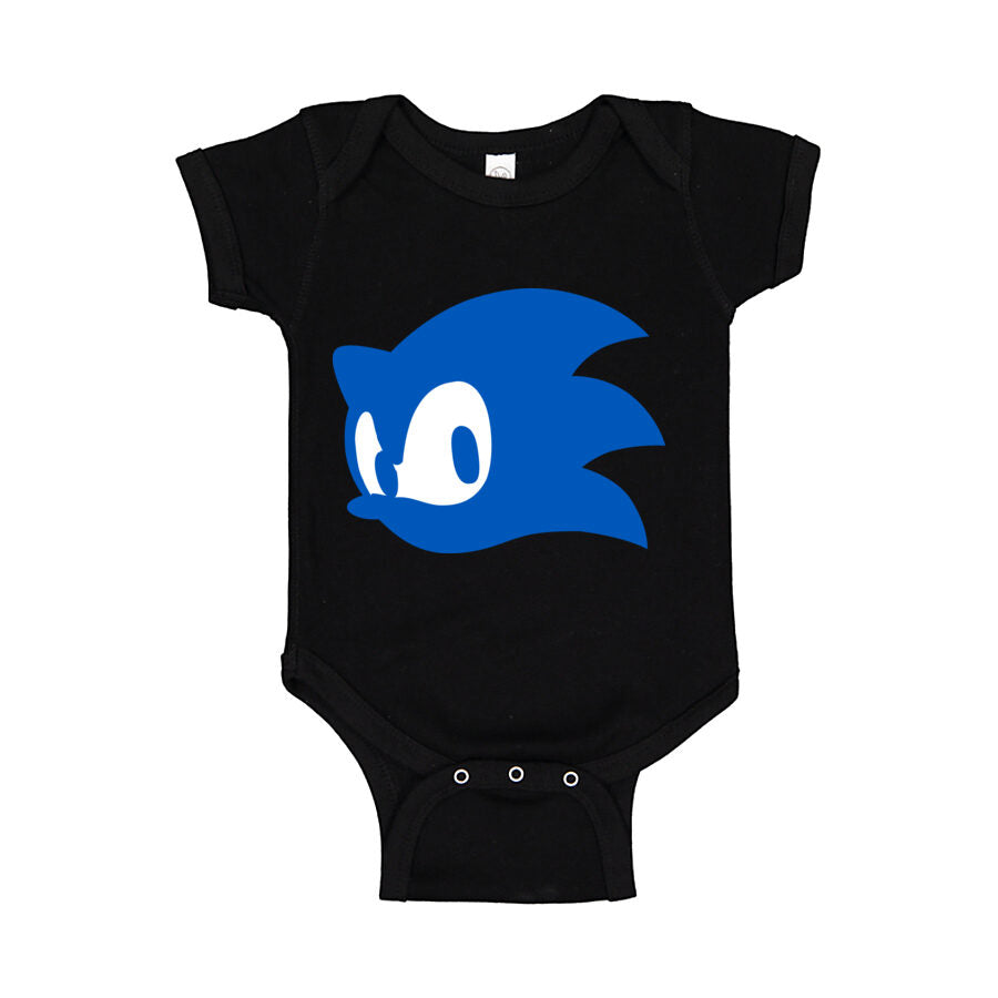 Sonic Baby Romper Onesie - Black