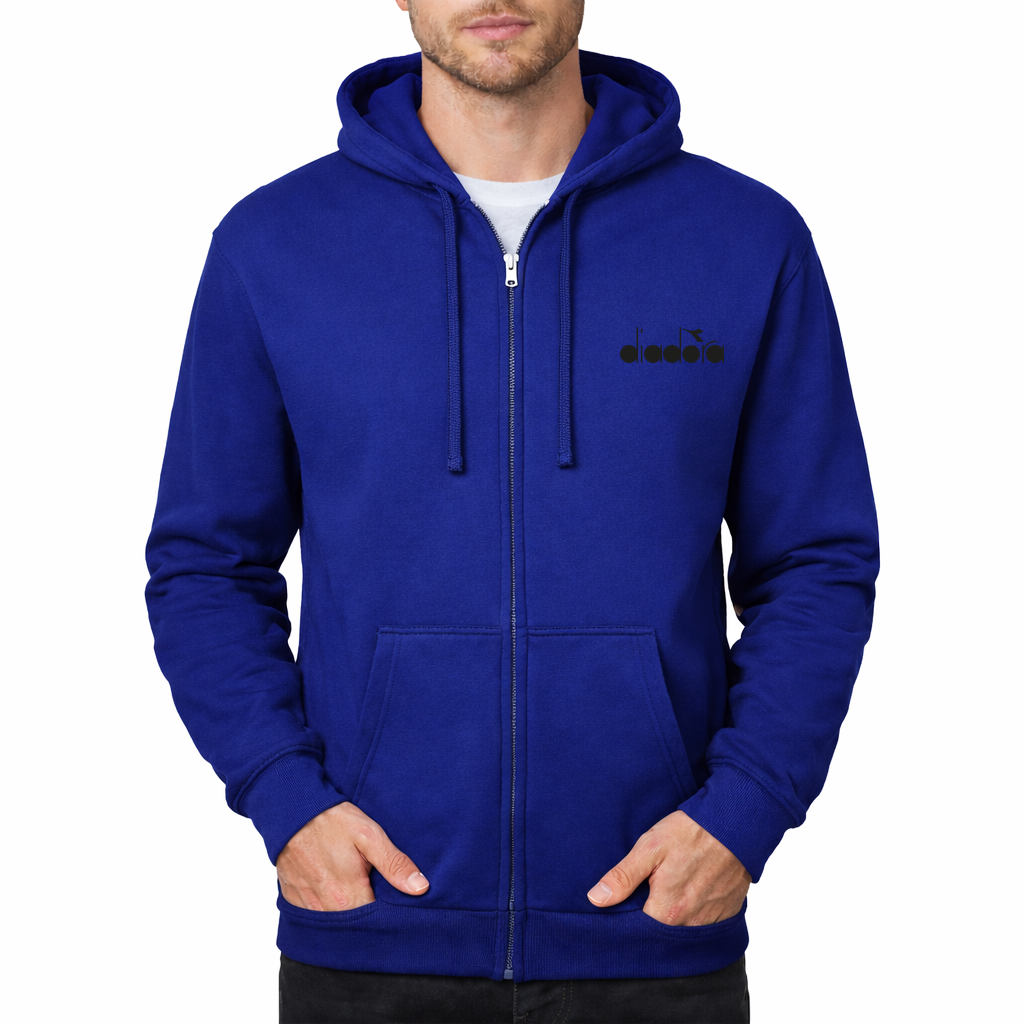 Diadora Zipper Hoodie - Royal Blue
