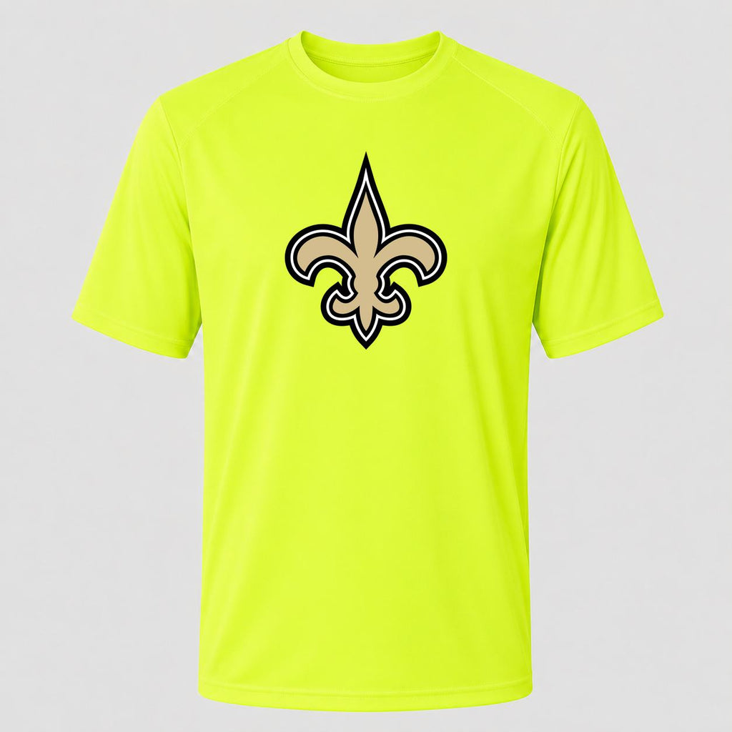 Men's New Orleans Saints Performance T-Shirt - Safety Green