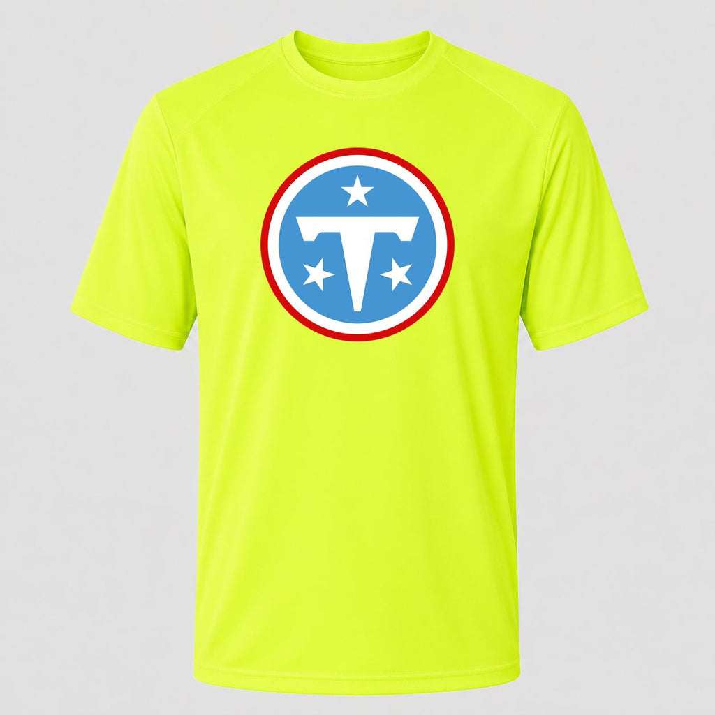 Men's Tennessee Titans Performance T-Shirt - Safety Green