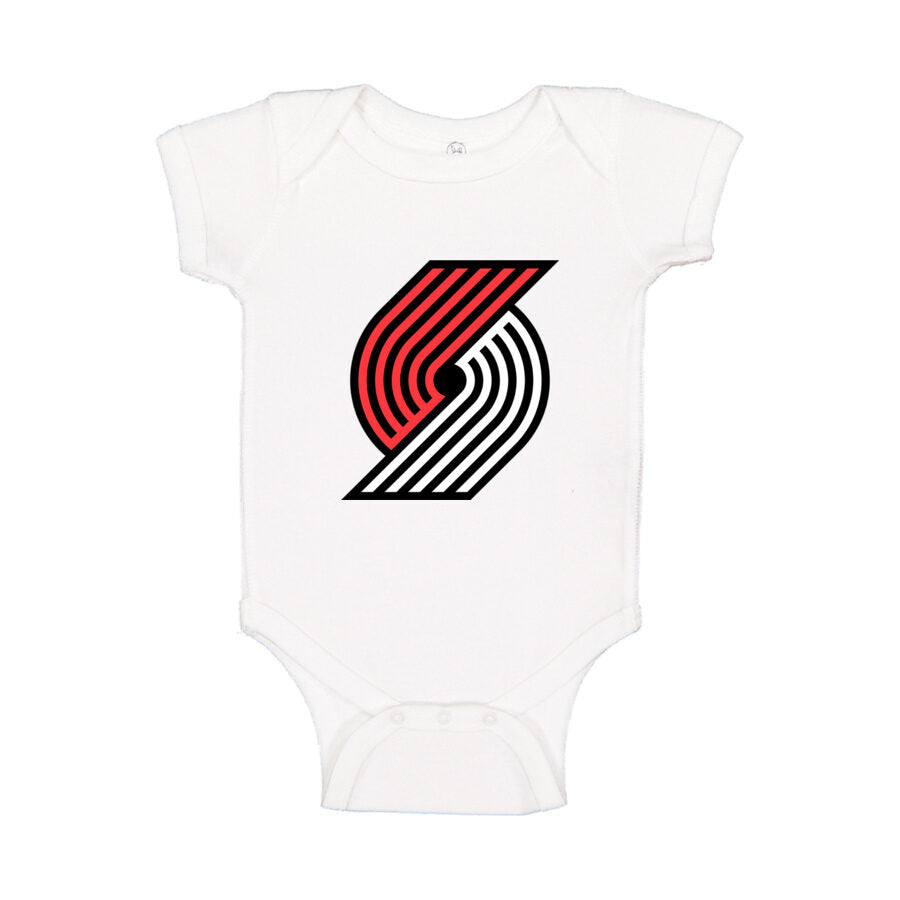 Portland Trail Blazers Baby Romper Onesie - White