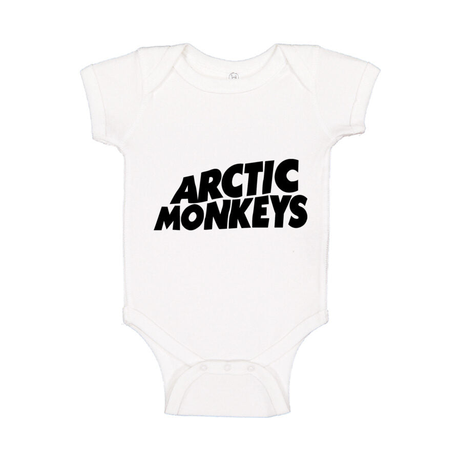 Arctic Monkeys Baby Romper Onesie - White