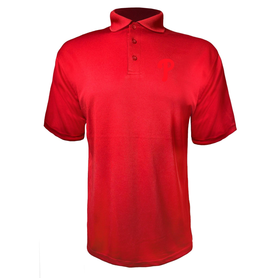 Men's Philadelphia Phillies Polyester Polo - Red