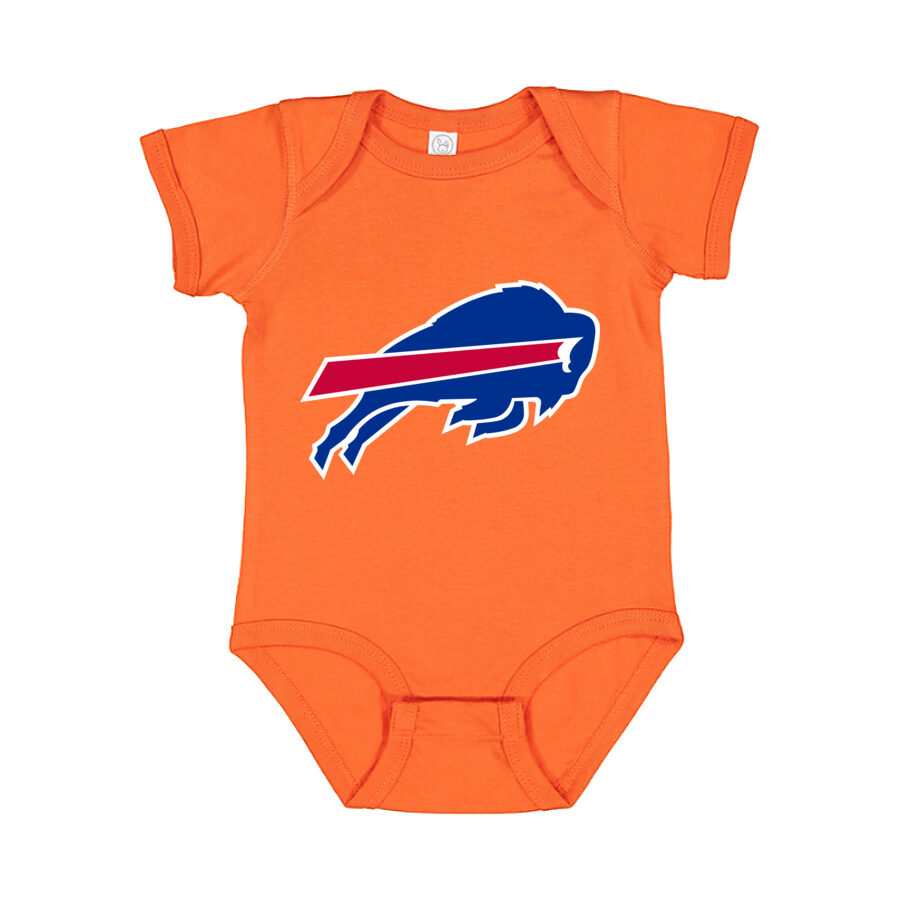 Buffalo Bills Baby Romper Onesie - Orange