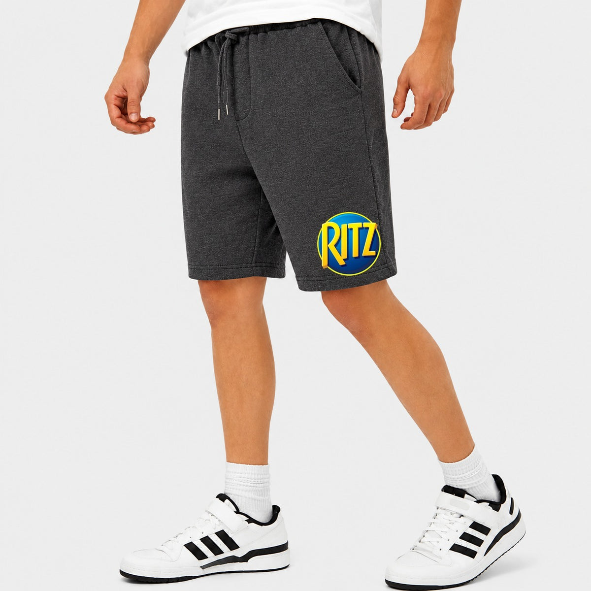 Men's Ritz Cotton Shorts - Charcoal
