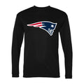 Men's New England Patriots Polyester Long Sleeve T-Shirt - Black