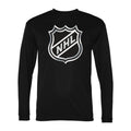 Men's NHL Shield Polyester Long Sleeve T-Shirt - Black