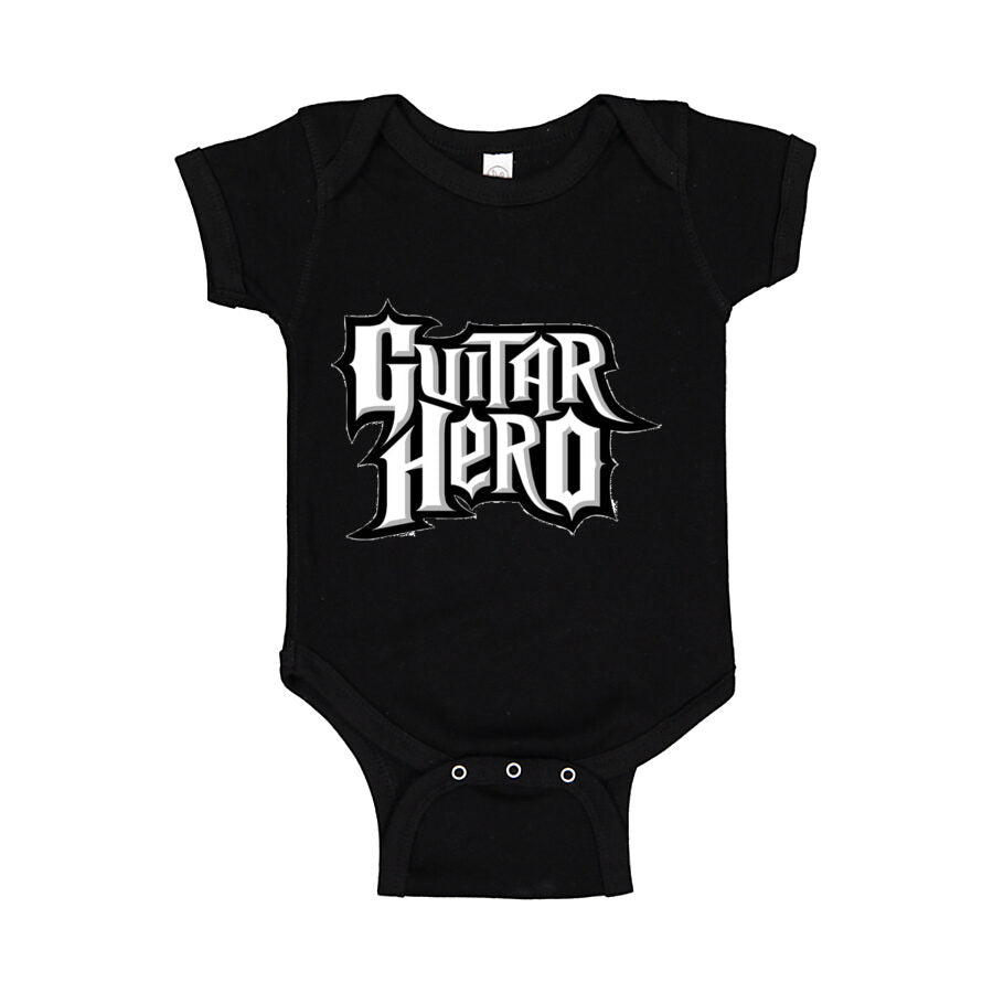 Guitar Hero Baby Romper Onesie - Black