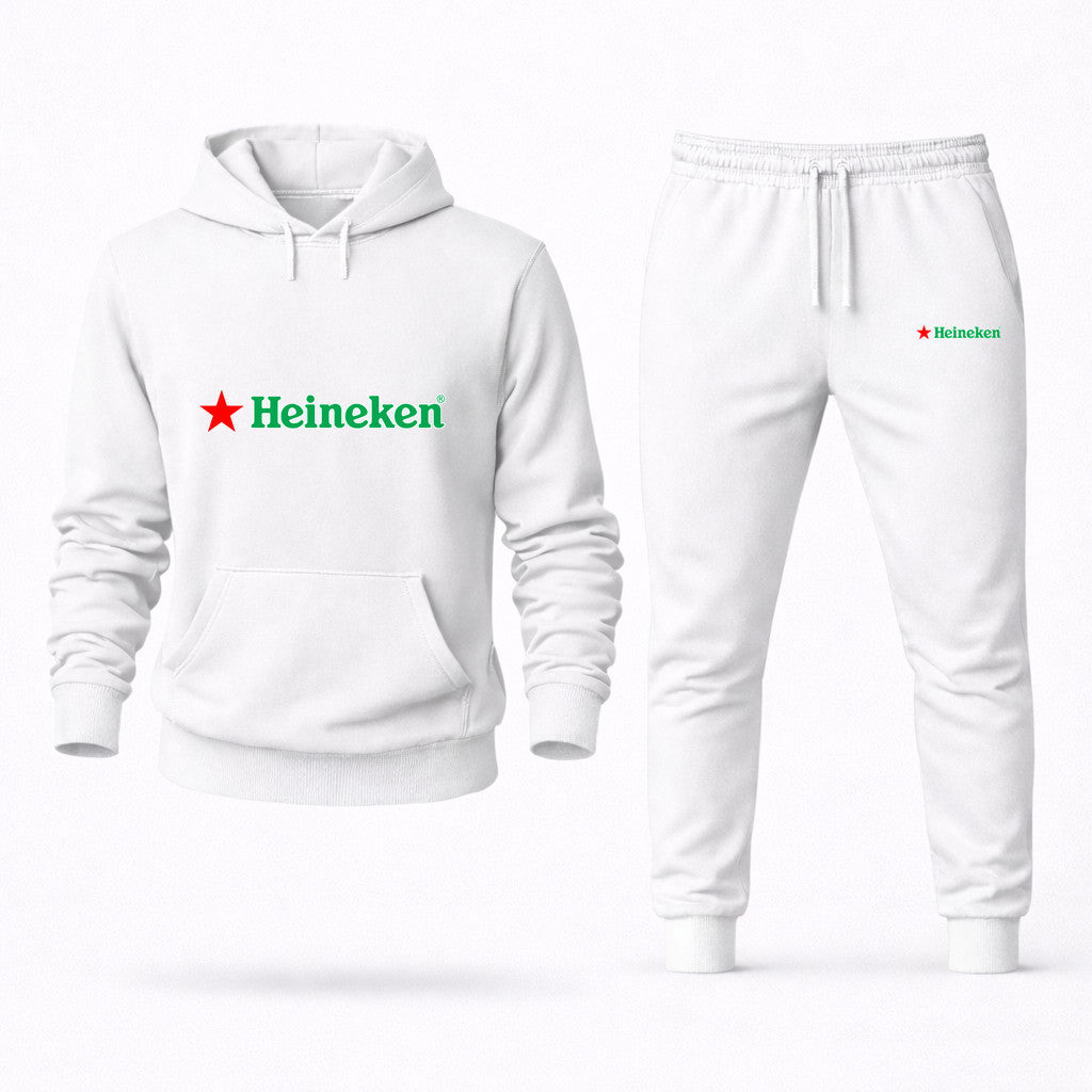Heineken Hoodie and Joggers Set - White