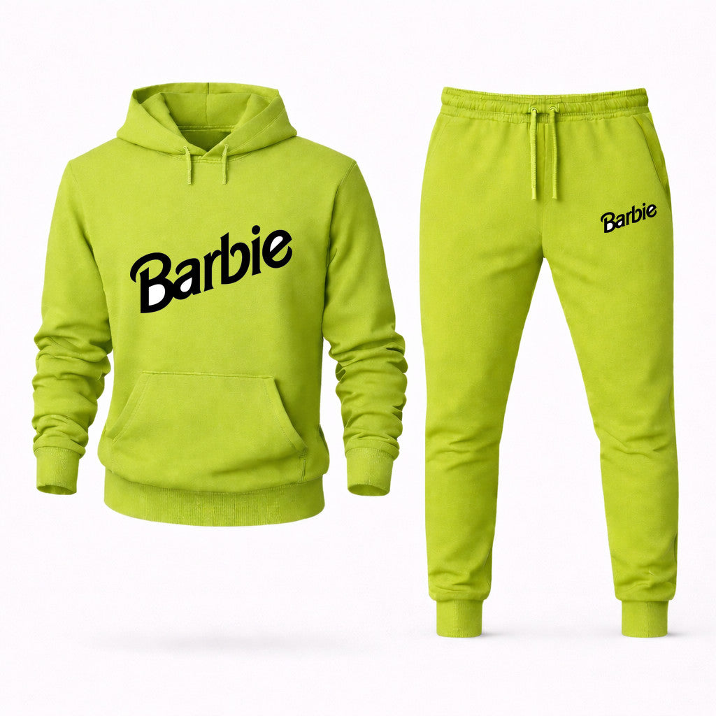 Barbie Hoodie and Joggers Set - Lime Green