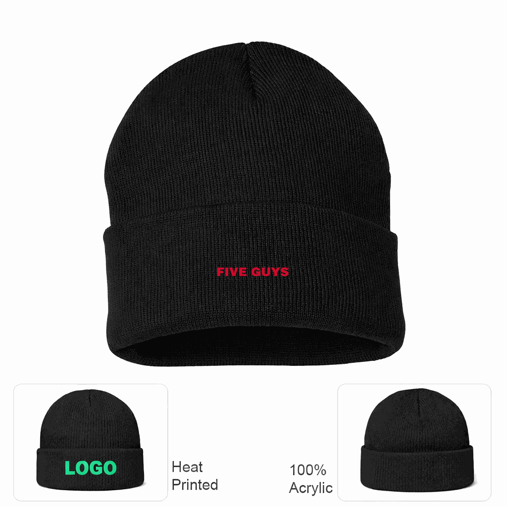 Five Guys Beanie Hat - Black