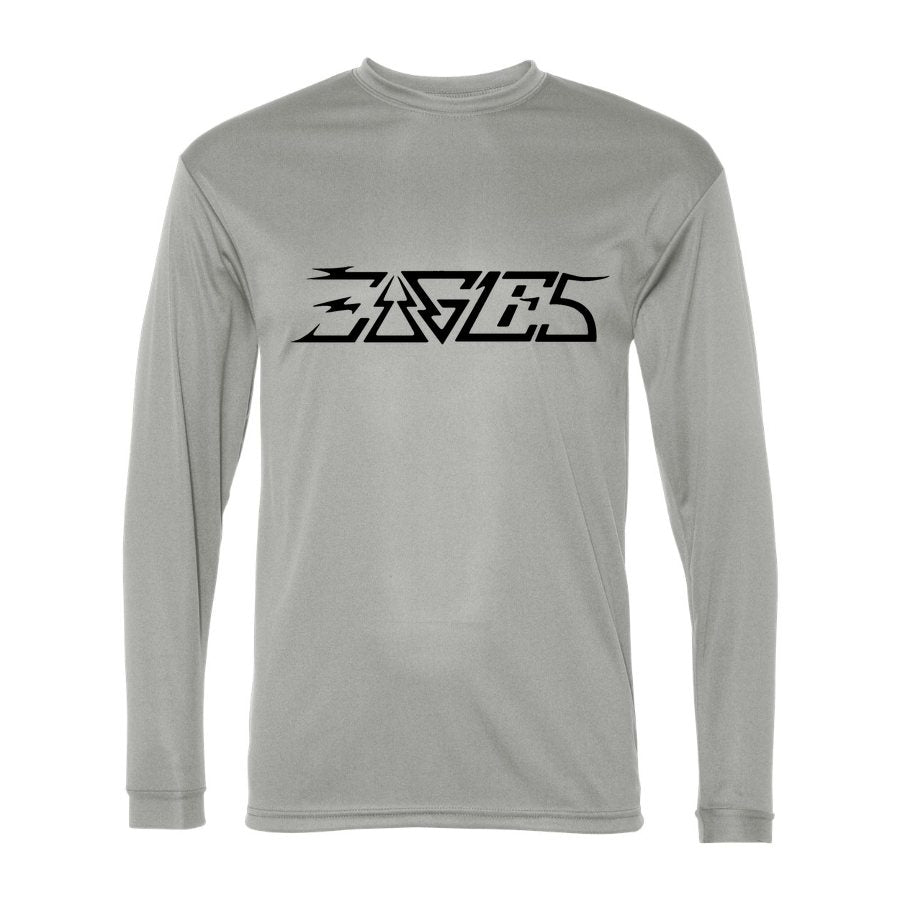 Men's The Eagles Polyester Long Sleeve T-Shirt - Silver