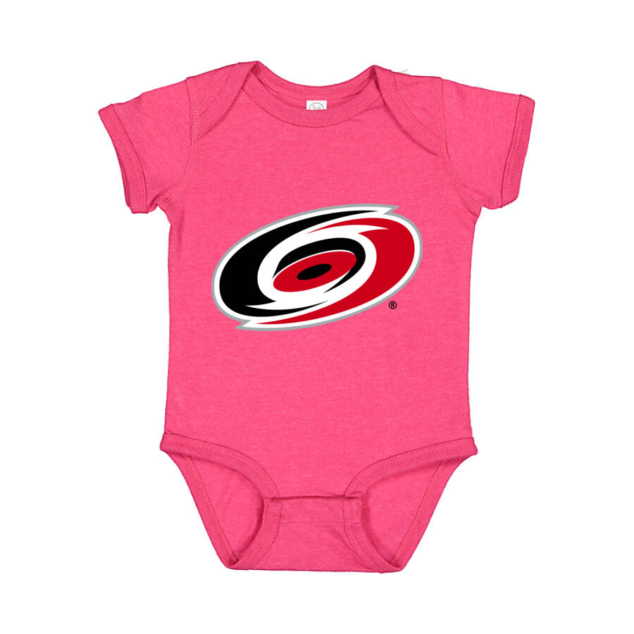 Carolina Hurricanes Baby Romper Onesie - Pink