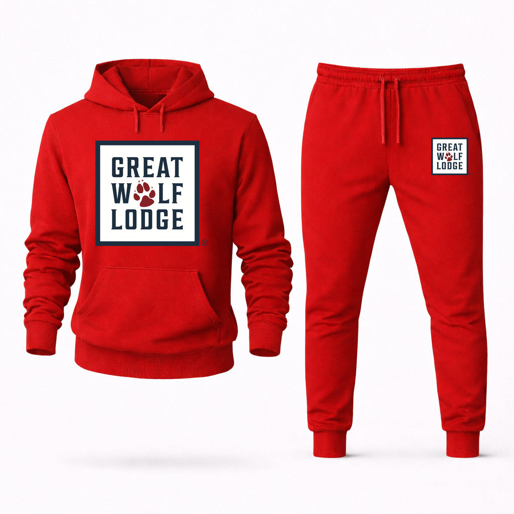 Great Wolf Lodge Hoodie and Joggers Set - Red
