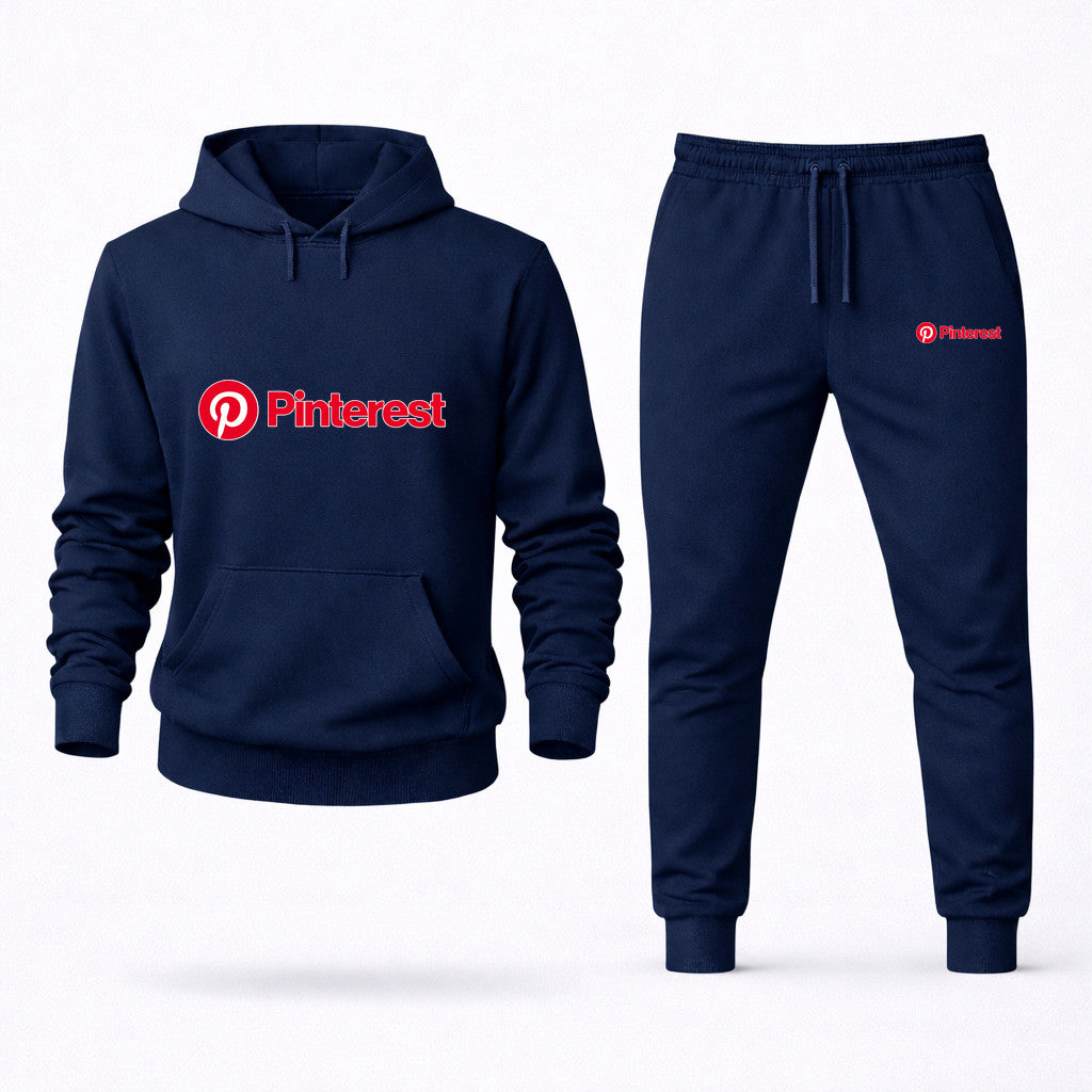 Pinterest Hoodie and Joggers Set - Navy