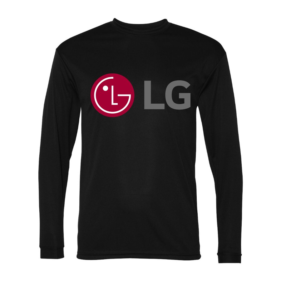 Men's LG Polyester Long Sleeve T-Shirt - Black