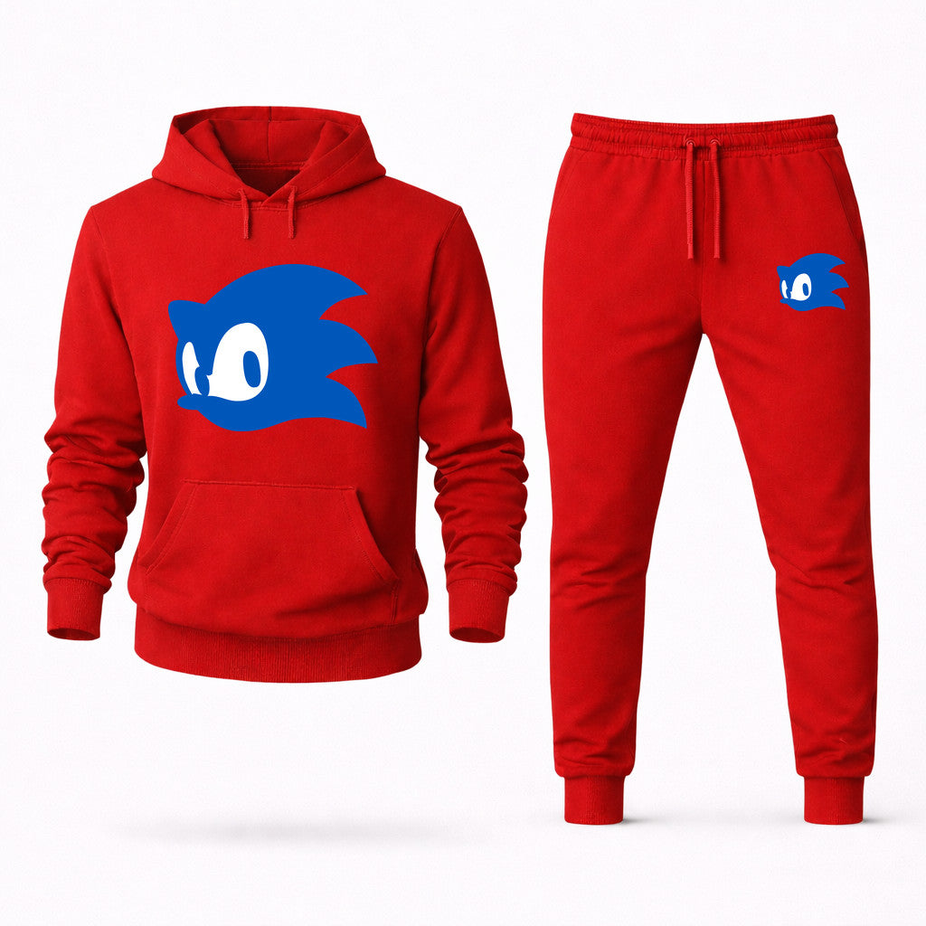Sonic Hoodie and Joggers Set - Red