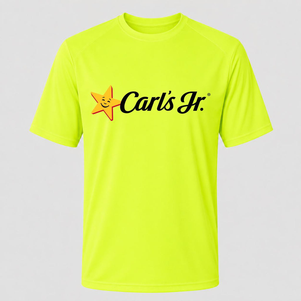 Men's Carl's Jr. Performance T-Shirt - Safety Green