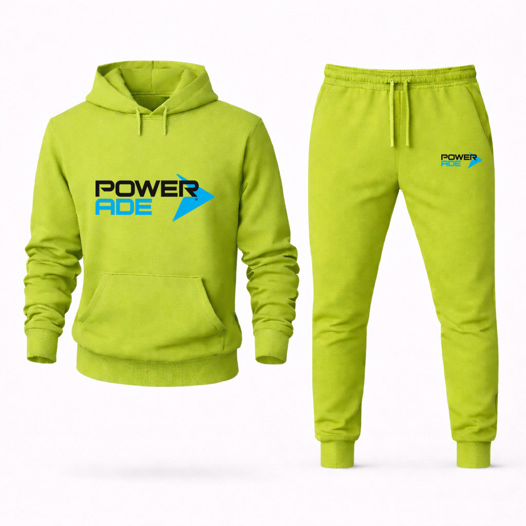 Powerade Hoodie and Joggers Set - Lime Green
