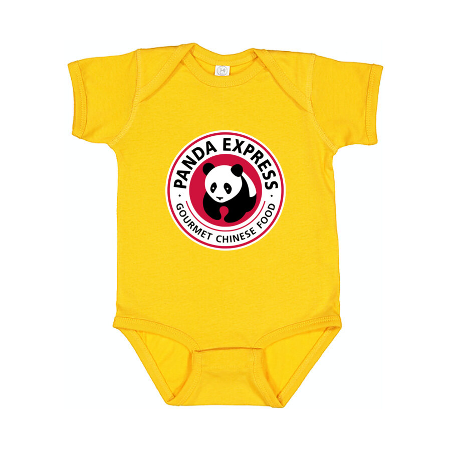 Panda Express Baby Romper Onesie - Yellow
