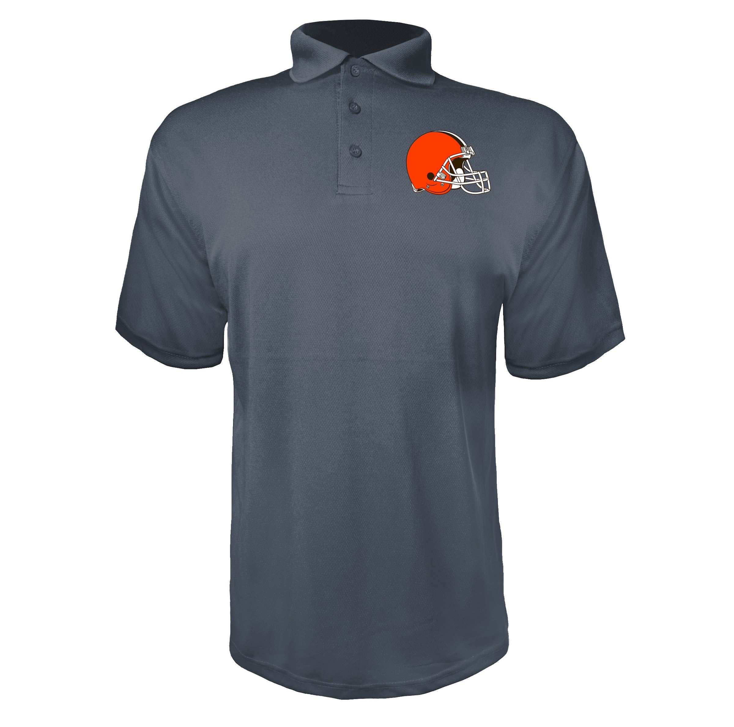 Cleveland Browns Charcoal polyester polo