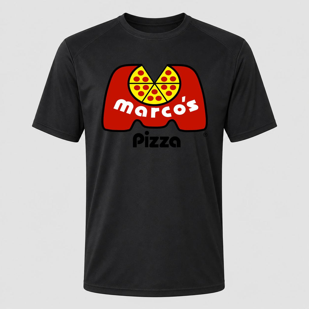 Men's Marcos Pizza Performance T-Shirt - Black