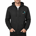 Men's San Jose Sharks Zipper Hoodie - Black