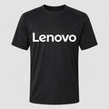 Men's Lenovo White Performance T-Shirt - Black