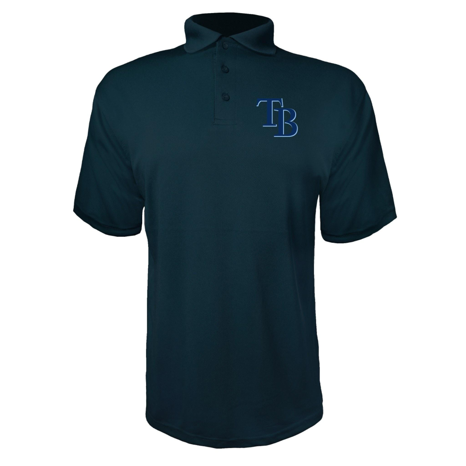 Men's Tampa Bay Rays Polyester Polo - Navy