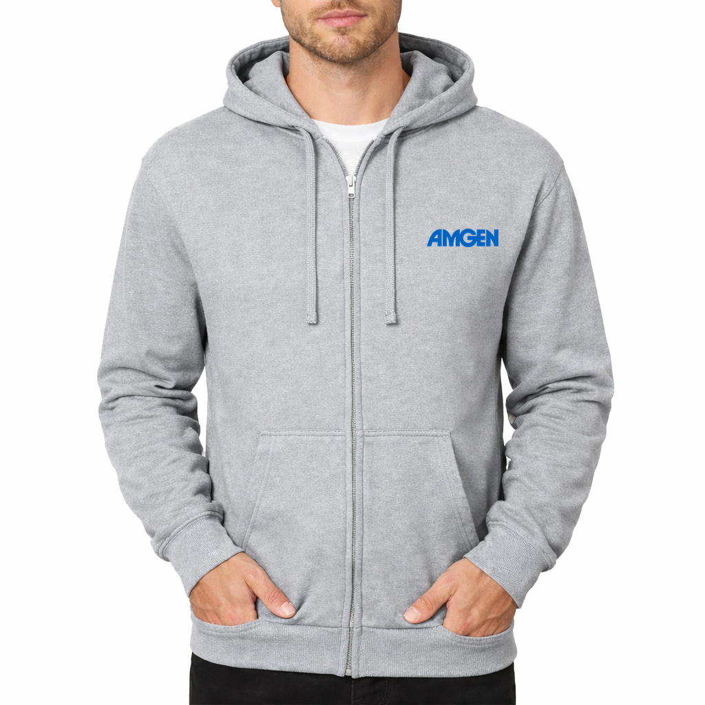 Amgen Zipper Hoodie - Grey