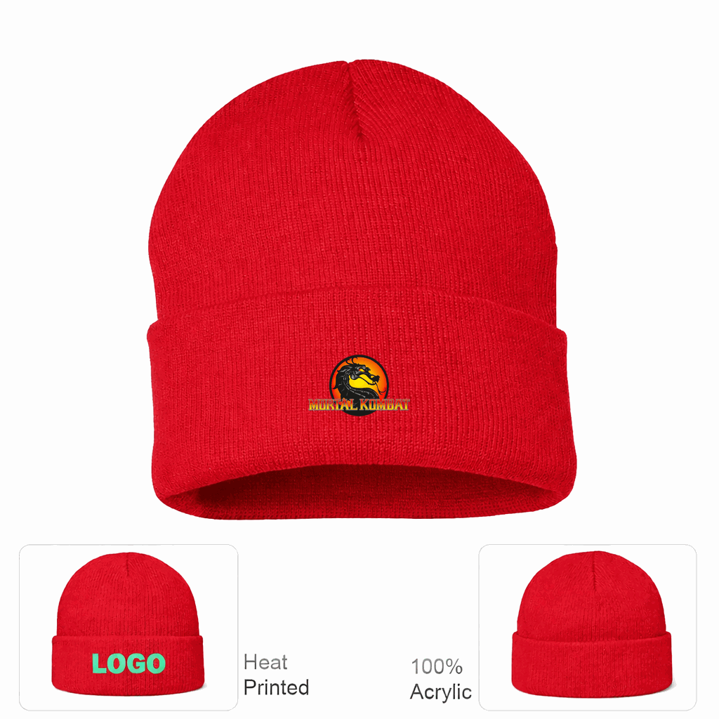 Mortal Kombat Beanie Hat - Red