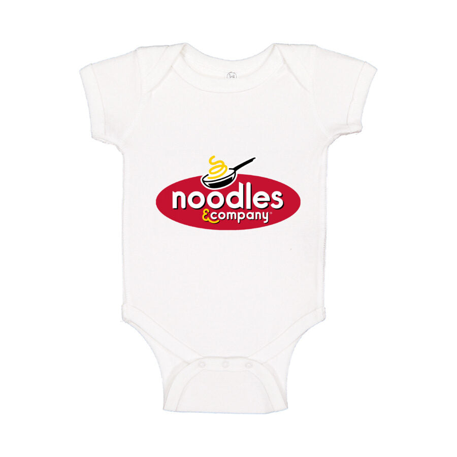 Noodles & Company Baby Romper Onesie - White