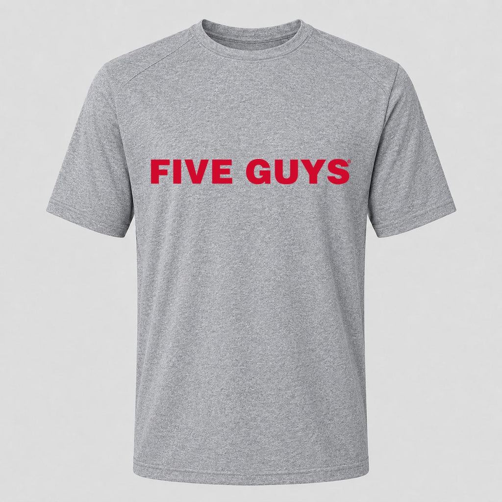 Men's Five Guys Performance T-Shirt - Gray