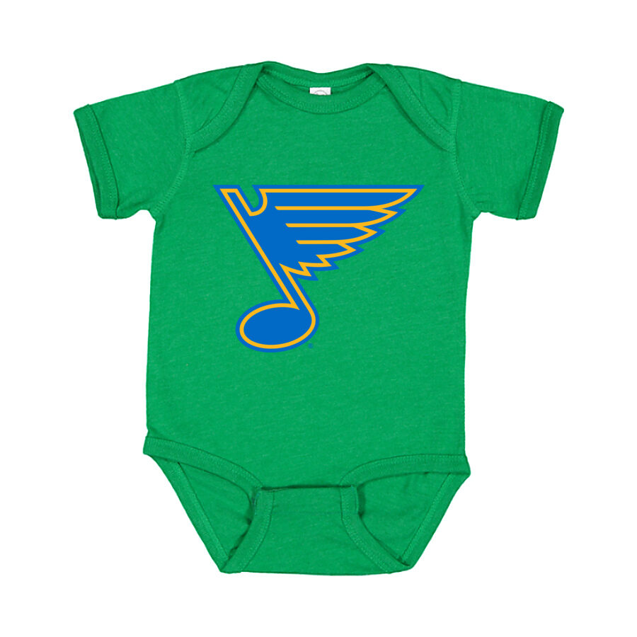 St. Louis Blues Baby Romper Onesie - Green